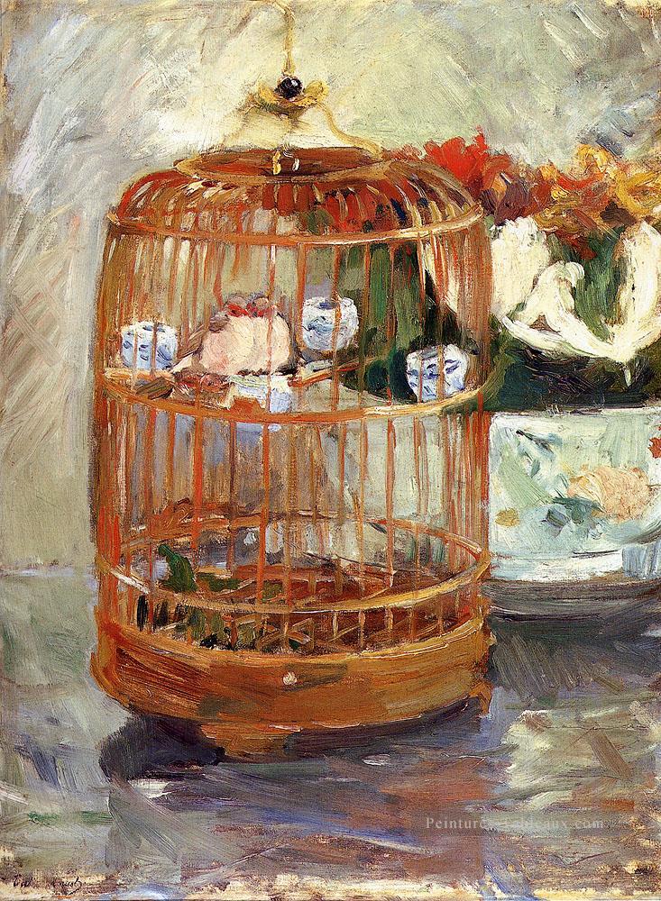 La Cage Berthe Morisot Peintures à l'huile